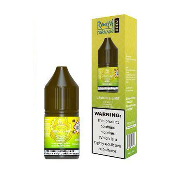 Lemon & Lime by RandM Tornado 7000 Nic Salts