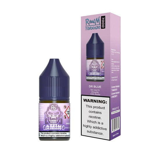 Dr Blue by RandM Tornado 7000 Nic Salts