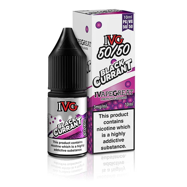 Blackcurrant 50/50 by IVG - 10 Pack