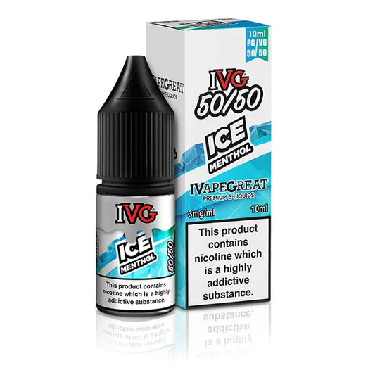 Ice Menthol 50/50 by IVG - 10 pack