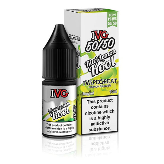 Kiwi Lemon Kool 50/50 by IVG - 10 Pack