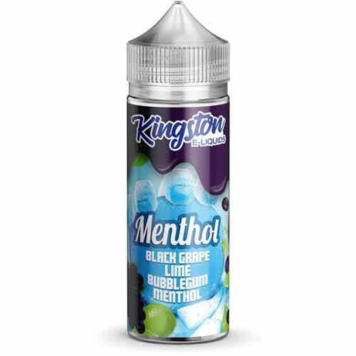 Black Grape, Lime and Bubblegum Menthol 100ml E-Liquid by Kingston