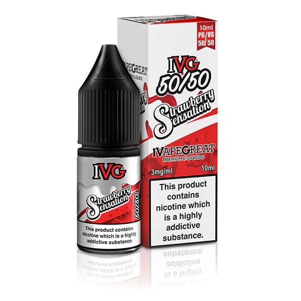 Strawberry Sensation 50/50 by IVG - 10 Pack