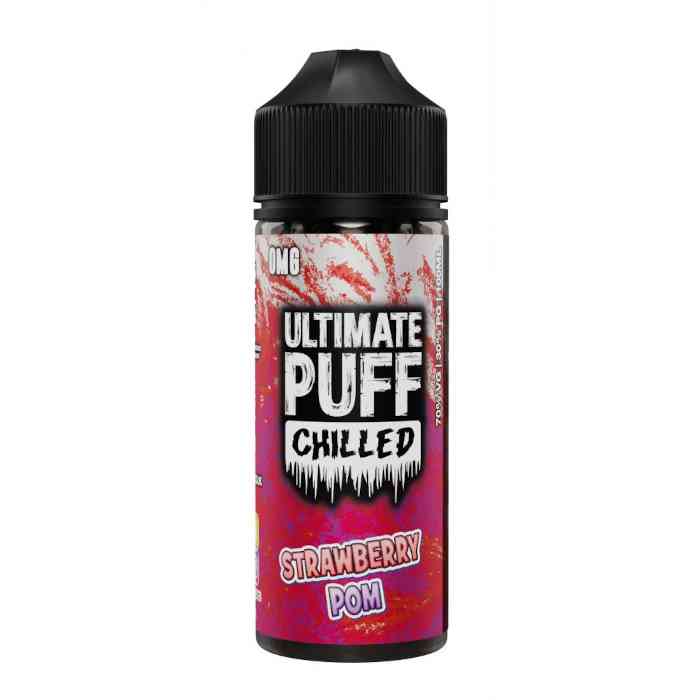 Strawberry POM - Ultimate Puff Chilled E-Liquid 100ml