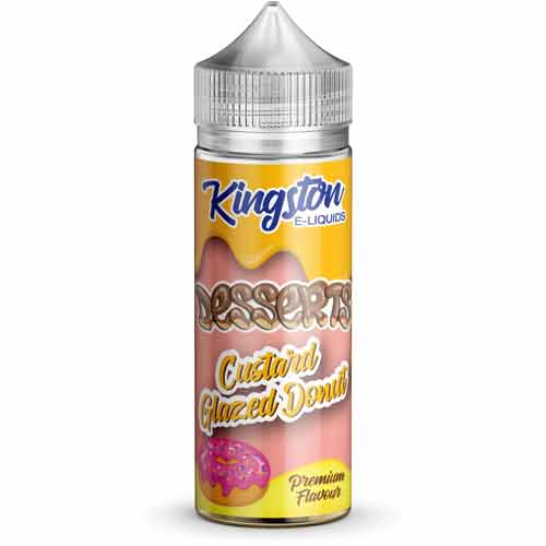 Custard Glazed Donut 100ml E-Liquid by Kingston