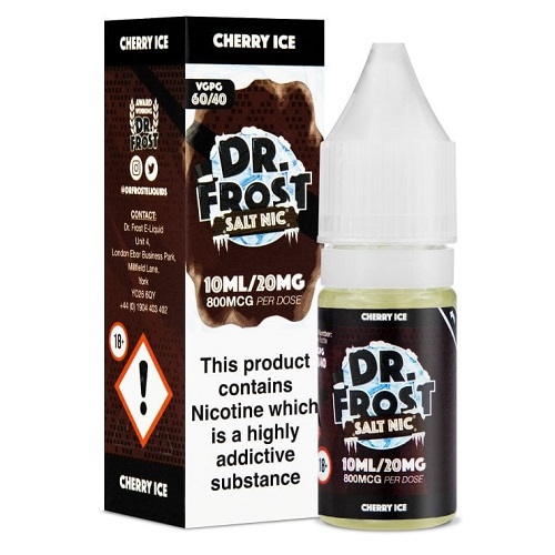 Cherry Ice 10ml Nic Salt by Dr Frost